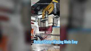 モーター生産用自動垂直ステータ巻線機